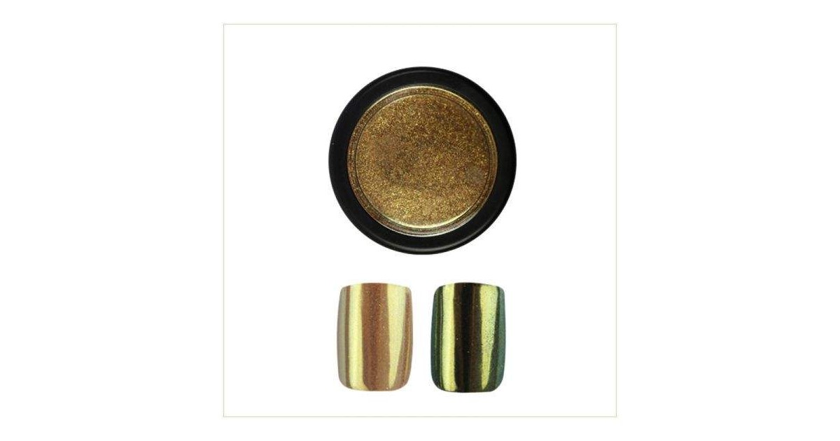 Pigmento Chromirror Gold- Polvo Espejo Oro  - 1
