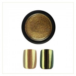 Pigmento Chromirror Gold- Polvo Espejo Oro  - 1