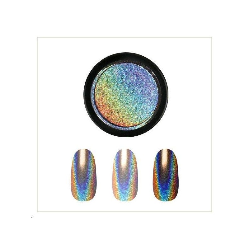 Pigmento Chromirror  Superholo- Efecto Holografico  - 1