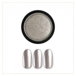 Pigmento Chromirror  Silver Fine- Polvo Espejo Plata fina  - 1