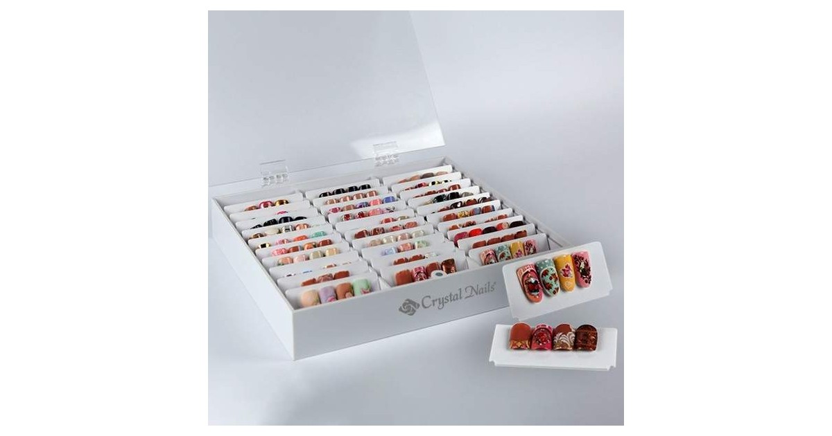 Caja Expositor de Tips Nail Art Uñas