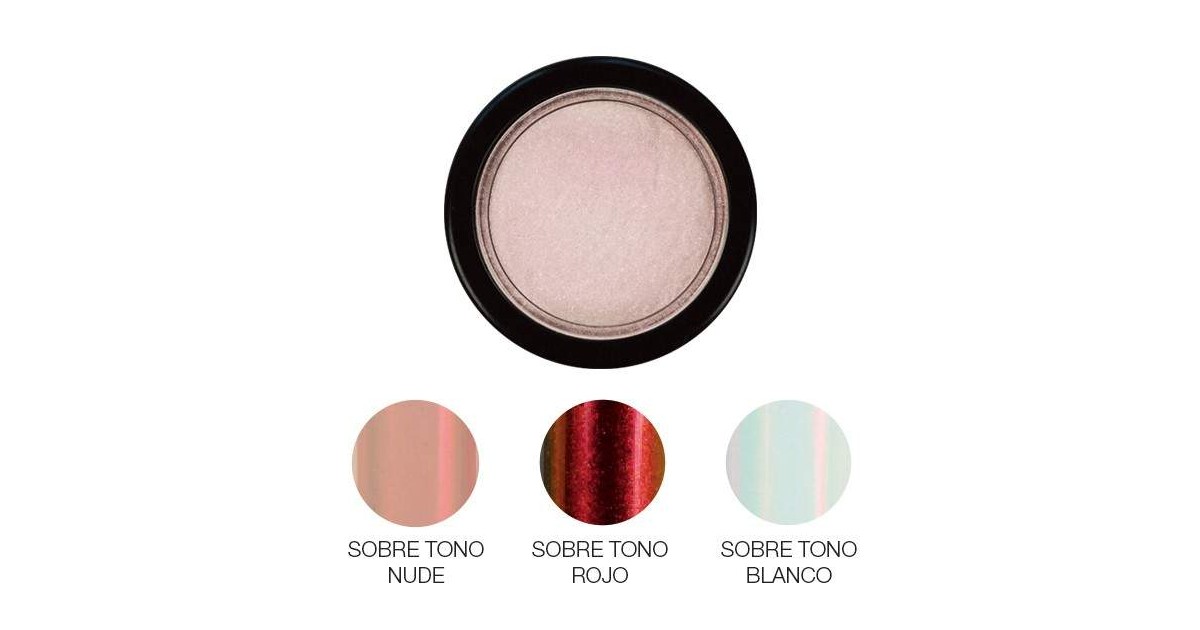 Pigmento ChroMirror Aurora pink- Polvo Unicornio Brillo Rosado  - 1