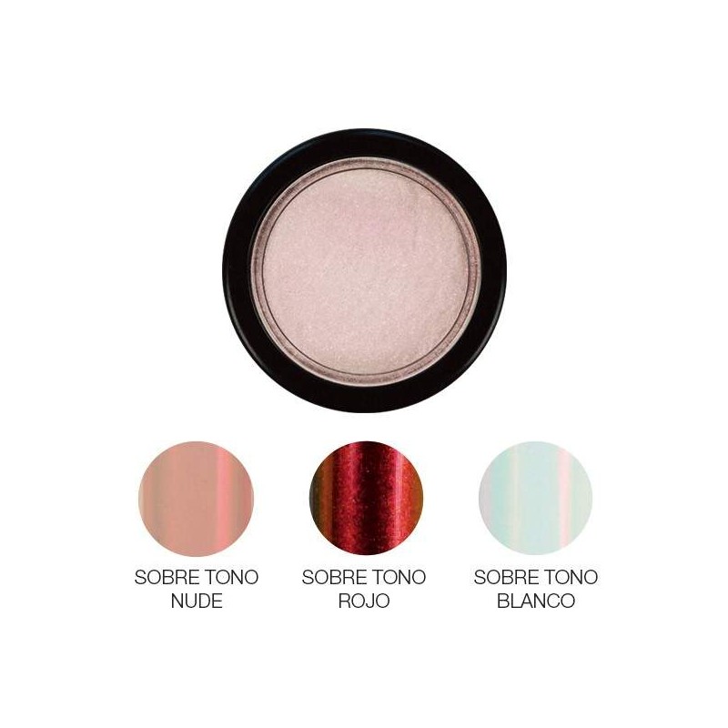 Pigmento ChroMirror Aurora pink- Polvo Unicornio Brillo Rosado  - 1