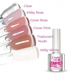 Base Rubber- Compact Base Gel Milky Rose  - 5