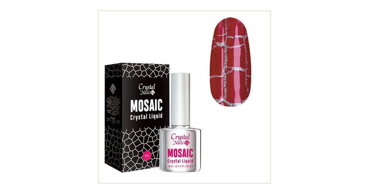 Mosaic Crystal Liquid pink 4ml  - 1