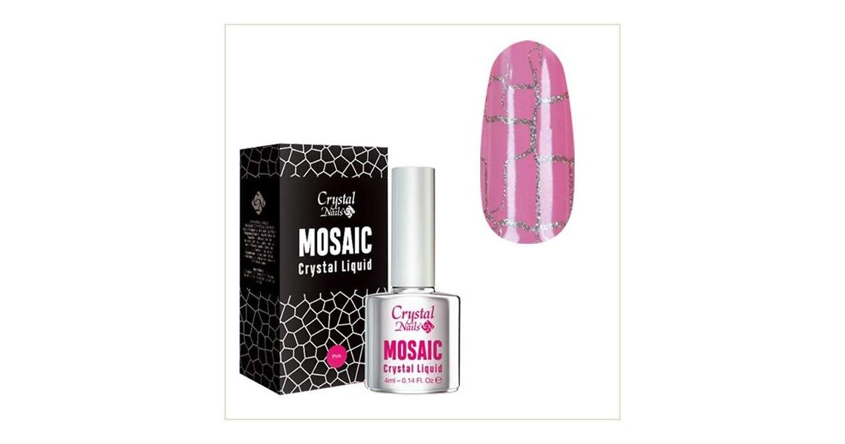 Mosaic Crystal Liquid baby pink 4ml  - 1