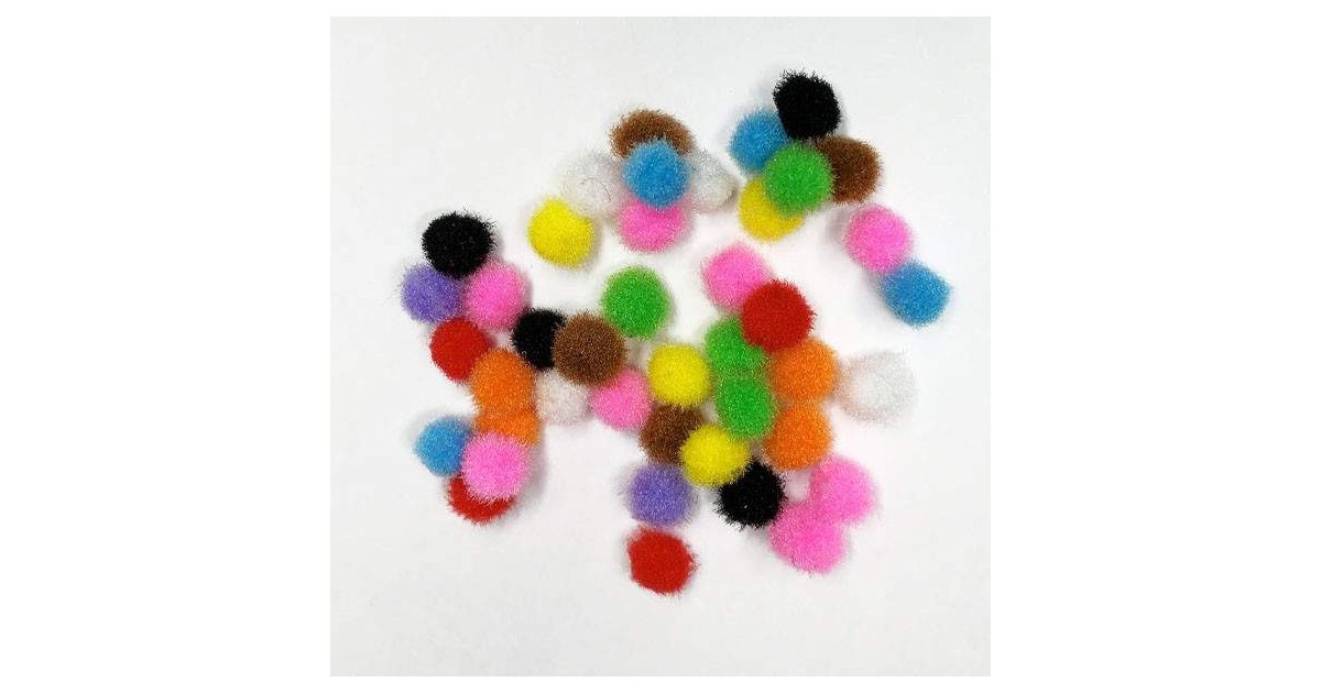 Pompon Mini  de Colores  - 1