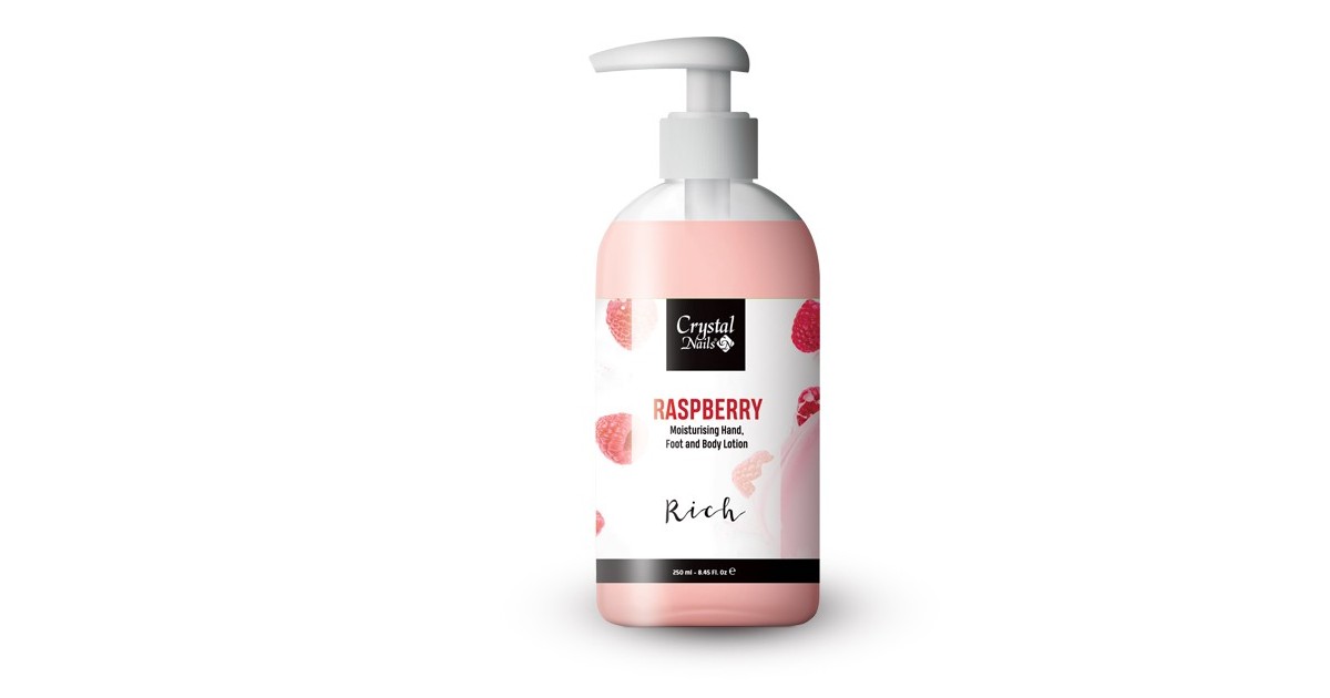 Crema Hidratante Manos y Piel  Aroma Frambuesa- Raspberry Rich 250ml  - 1