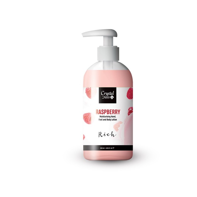 Crema Hidratante Manos y Piel  Aroma Frambuesa- Raspberry Rich 250ml  - 1