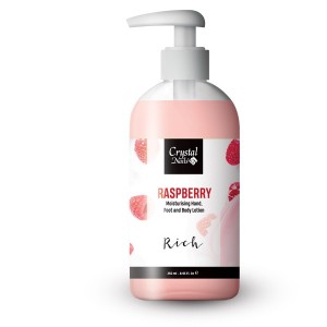 Crema Hidratante Manos y Piel  Aroma Frambuesa- Raspberry Rich 250ml  - 1