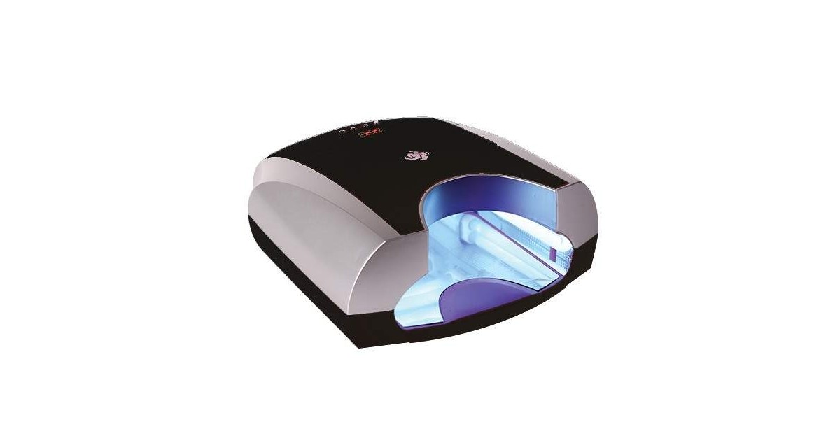 LAMPARA UV  CRYSTAL NAILS UV - NEGRA  - 1