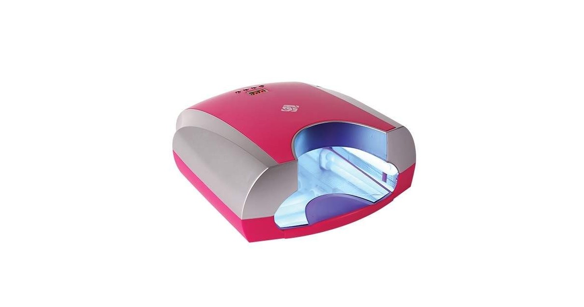 LAMPARA UV CRYSTAL NAILS UV - Rosa  - 1