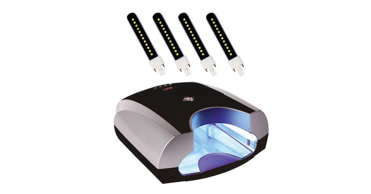 LAMPARA LED CRYSTAL NAILS - Negra  - 1