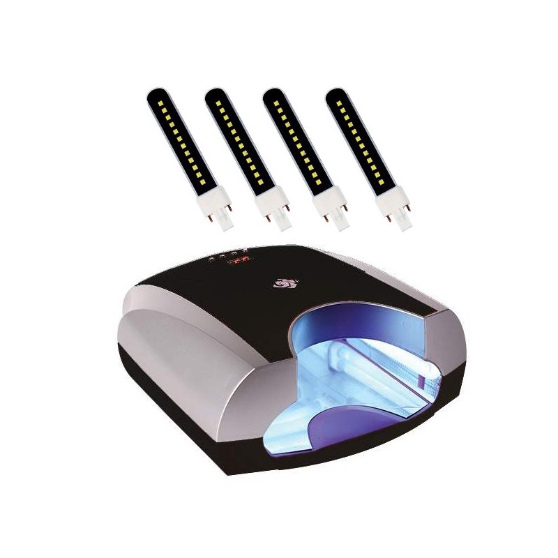 LAMPARA LED CRYSTAL NAILS - Negra  - 1