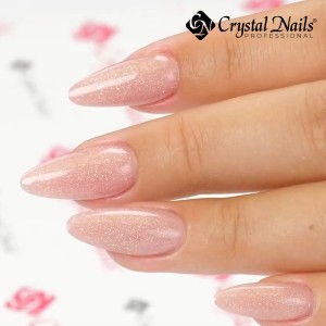 ACRYLGEL Rosa Cuarzo con Brillos Dorados- Fusion Gel Rose Quartz 30g  - 3