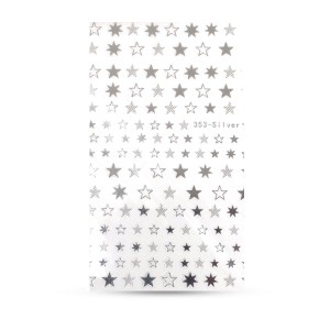 Pegatinas Estrellas Plateadas- (353silver)  - 1