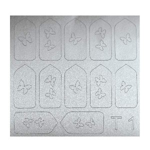 Pegatina plantilla para Ombre n. 1  - 1
