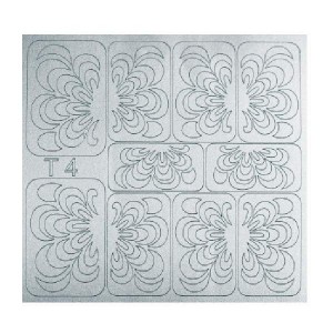Pegatina plantilla para Ombre n. 4  - 1